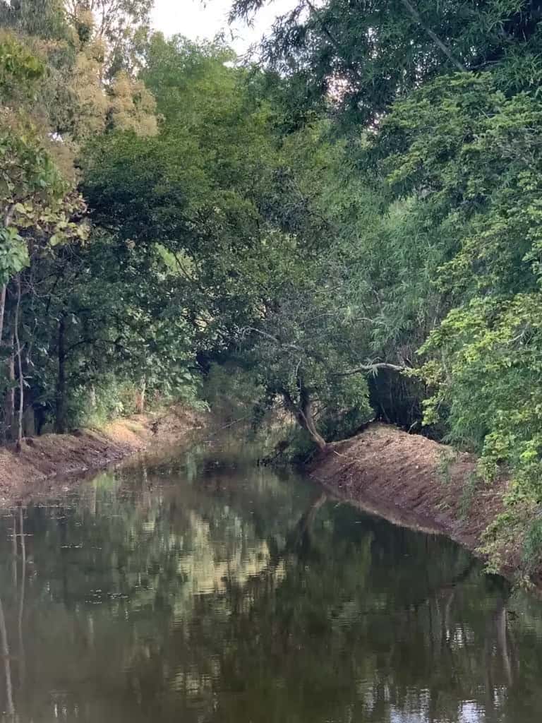 Water stream infrastructure at Green Lakes